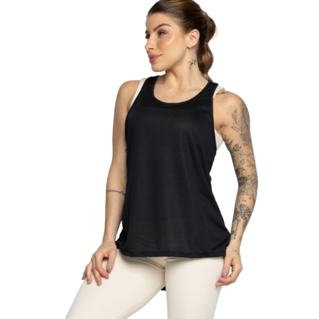 Imagem 3 do produto Regata Dry Lisa Vekyo Furadinha Feminina