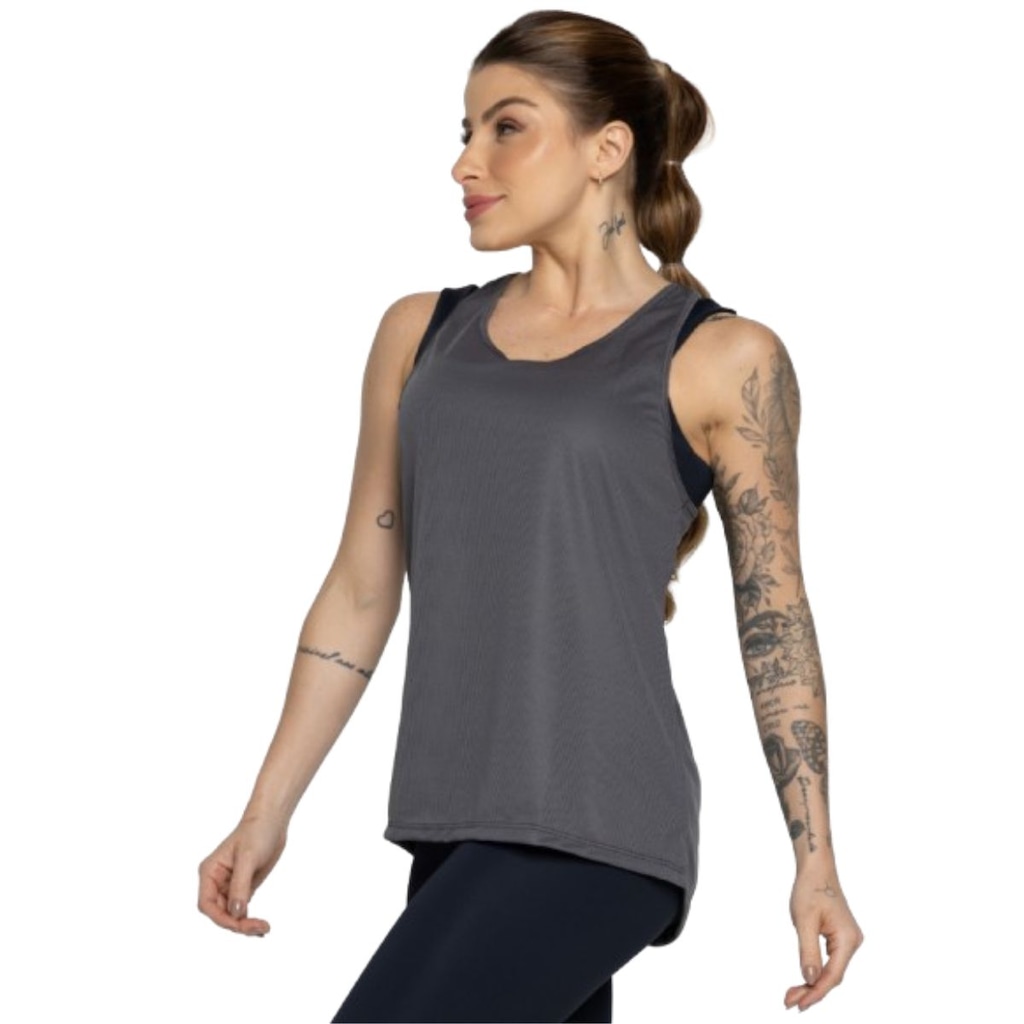Imagem 3 do produto Regata Dry Lisa Vekyo Furadinha Feminina