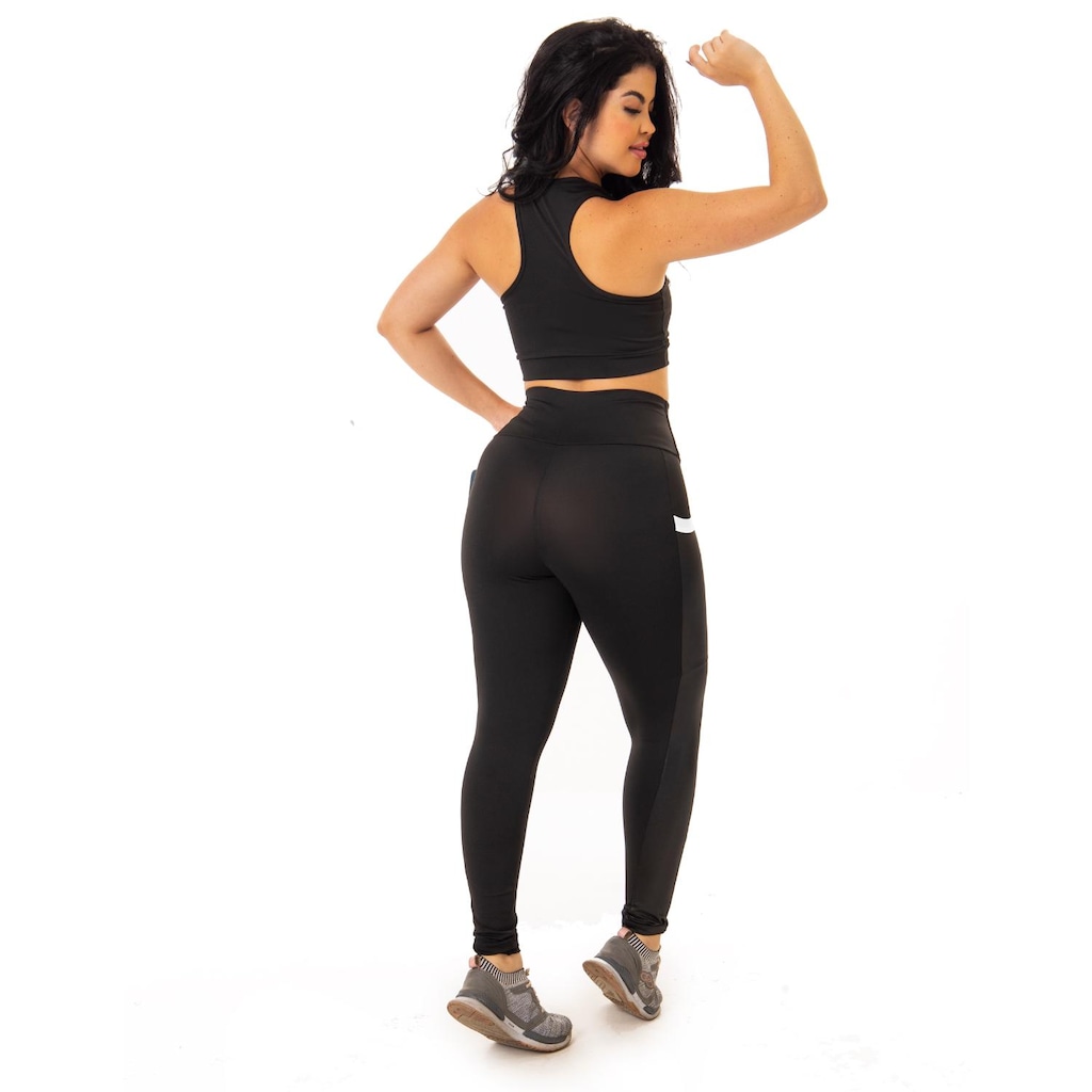 Imagem 2 do produto Calça Legging Suplex Zero Transparência Feminina