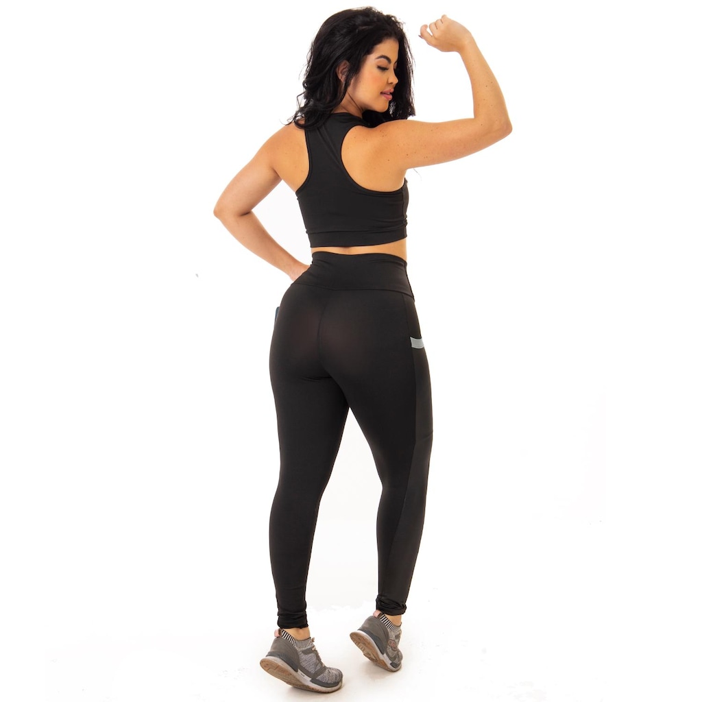 Imagem 2 do produto Calça Legging Suplex Zero Transparência Feminina