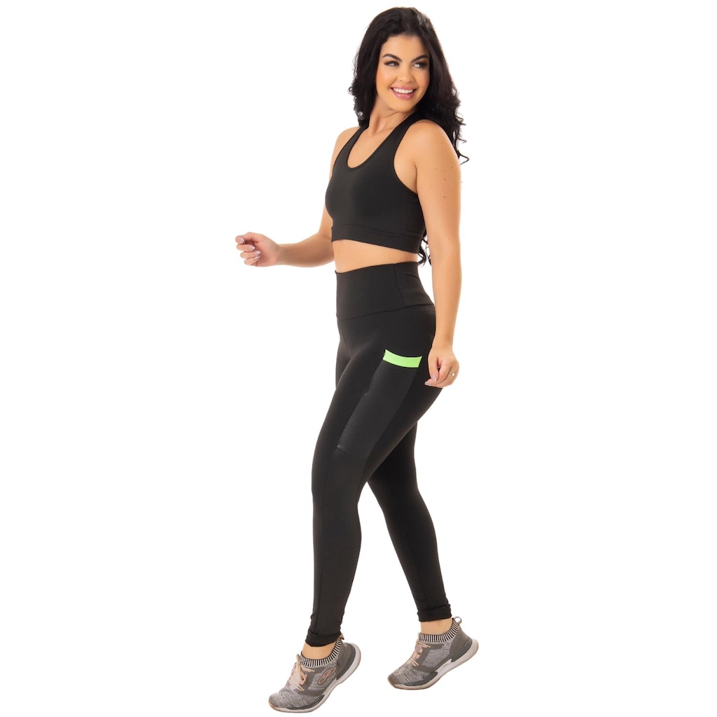 Imagem 3 do produto Calça Legging Suplex Zero Transparência Feminina