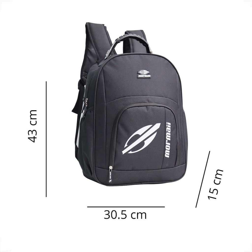 Imagem 4 do produto Mochila Unissex Mormaii Cabo de Aço 25 Litros