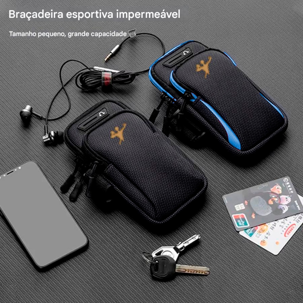 Imagem 4 do produto Mini Pochete de Braço Gold Sports Esportiva