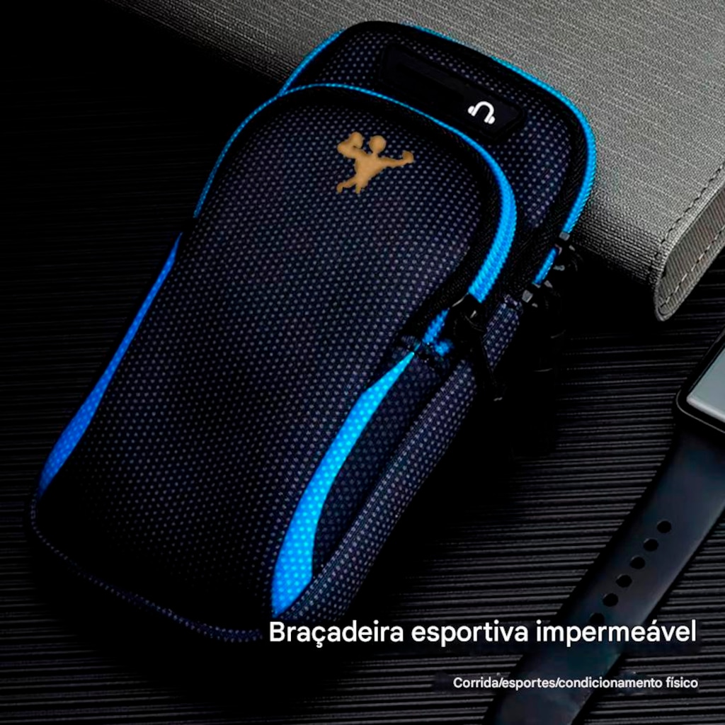 Imagem 5 do produto Mini Pochete de Braço Gold Sports Esportiva