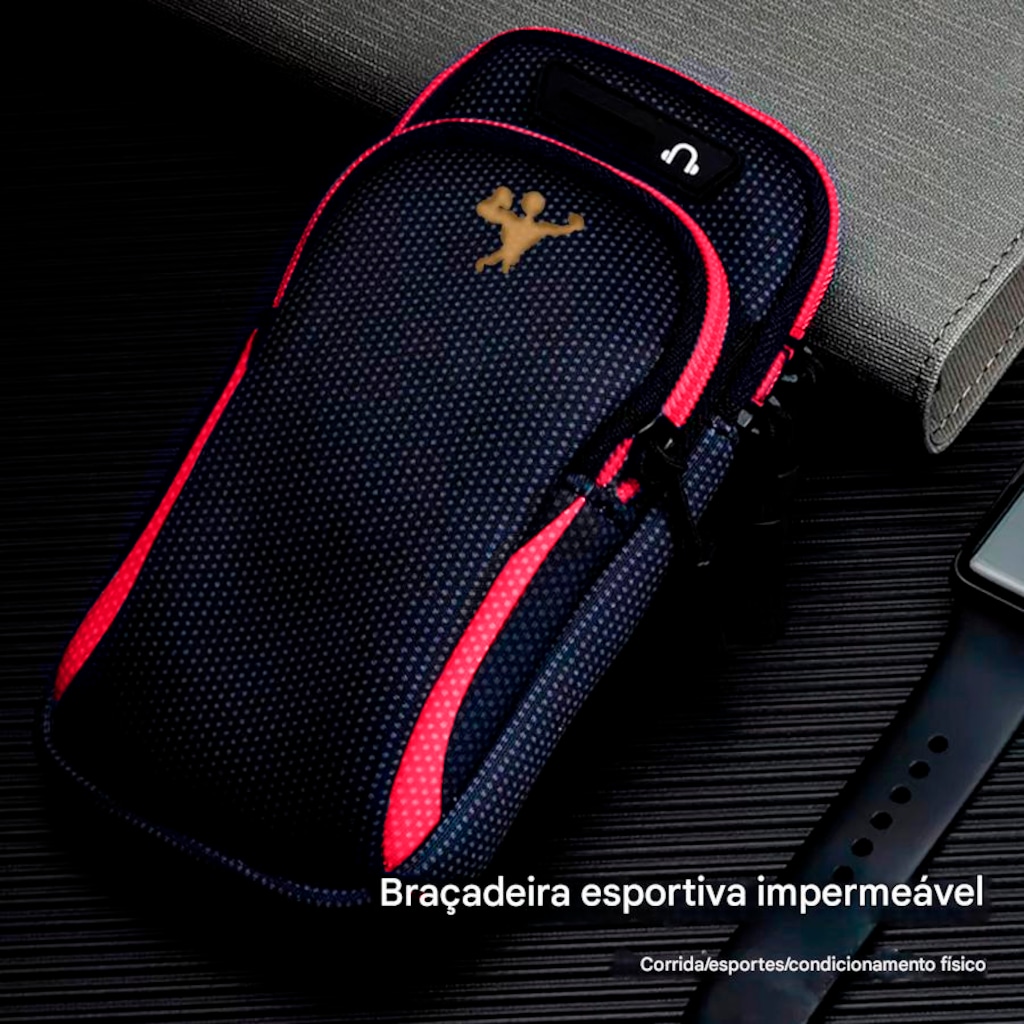Imagem 5 do produto Mini Pochete de Braço Gold Sports Esportiva