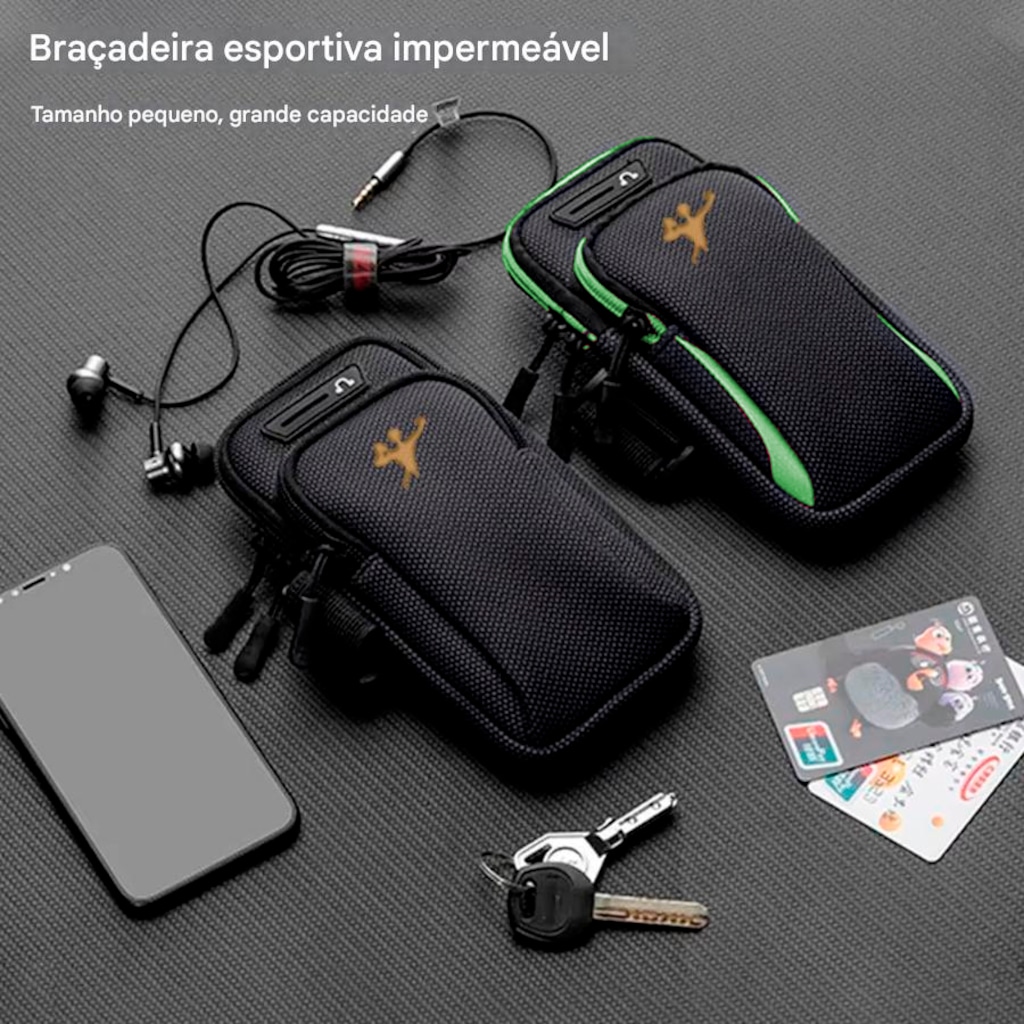 Imagem 4 do produto Mini Pochete de Braço Gold Sports Esportiva