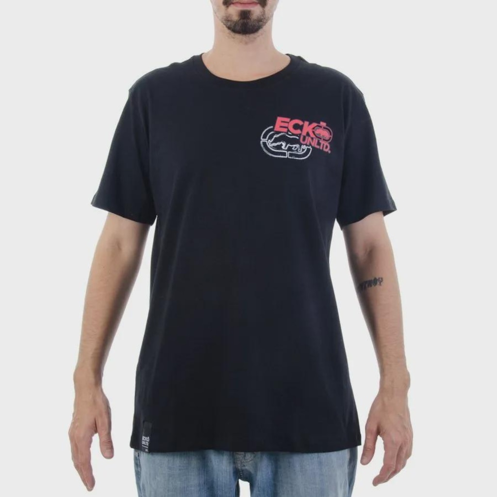Camiseta Ecko Smutty Logo Masculina - Foto 1