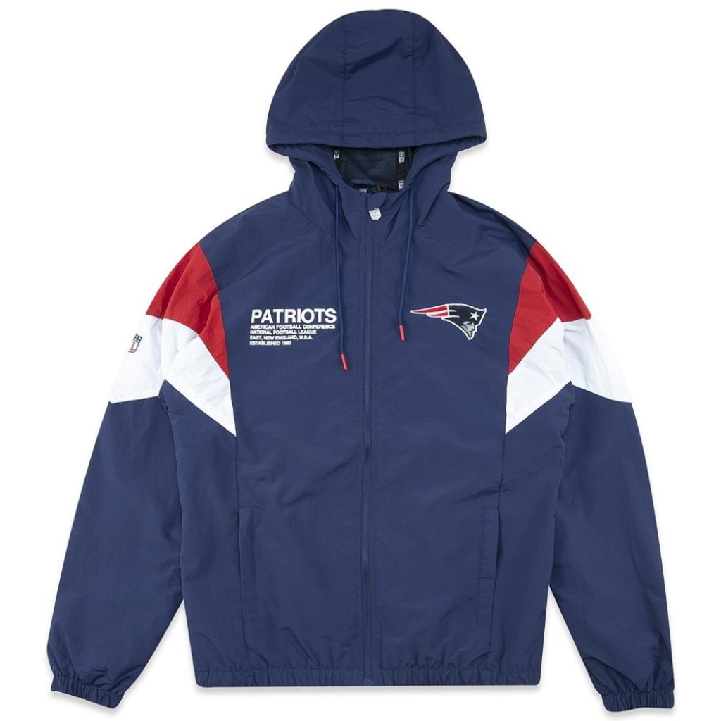 Jaqueta Corta Vento Masculina New Era New England Patriots Style
