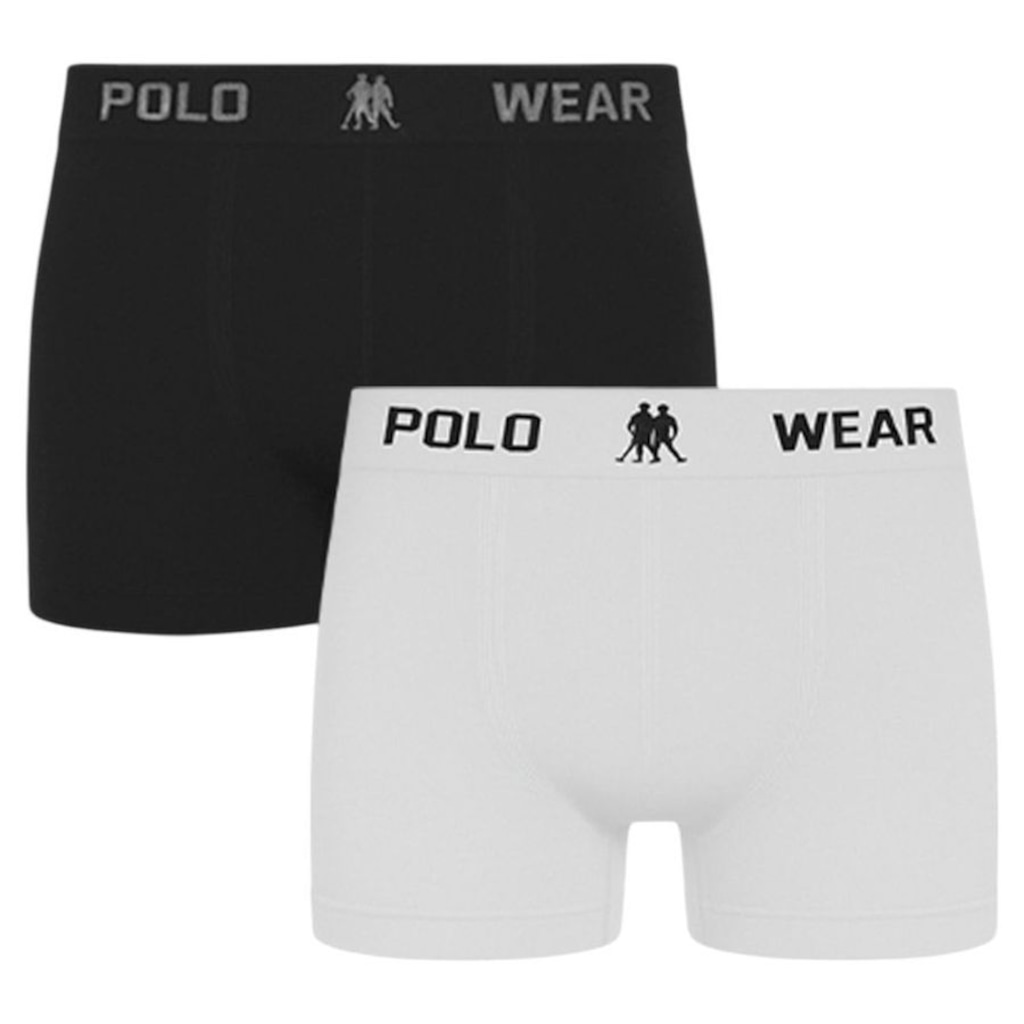 Cueca Boxer Polo Wear - 2 Unidadess - Masculina