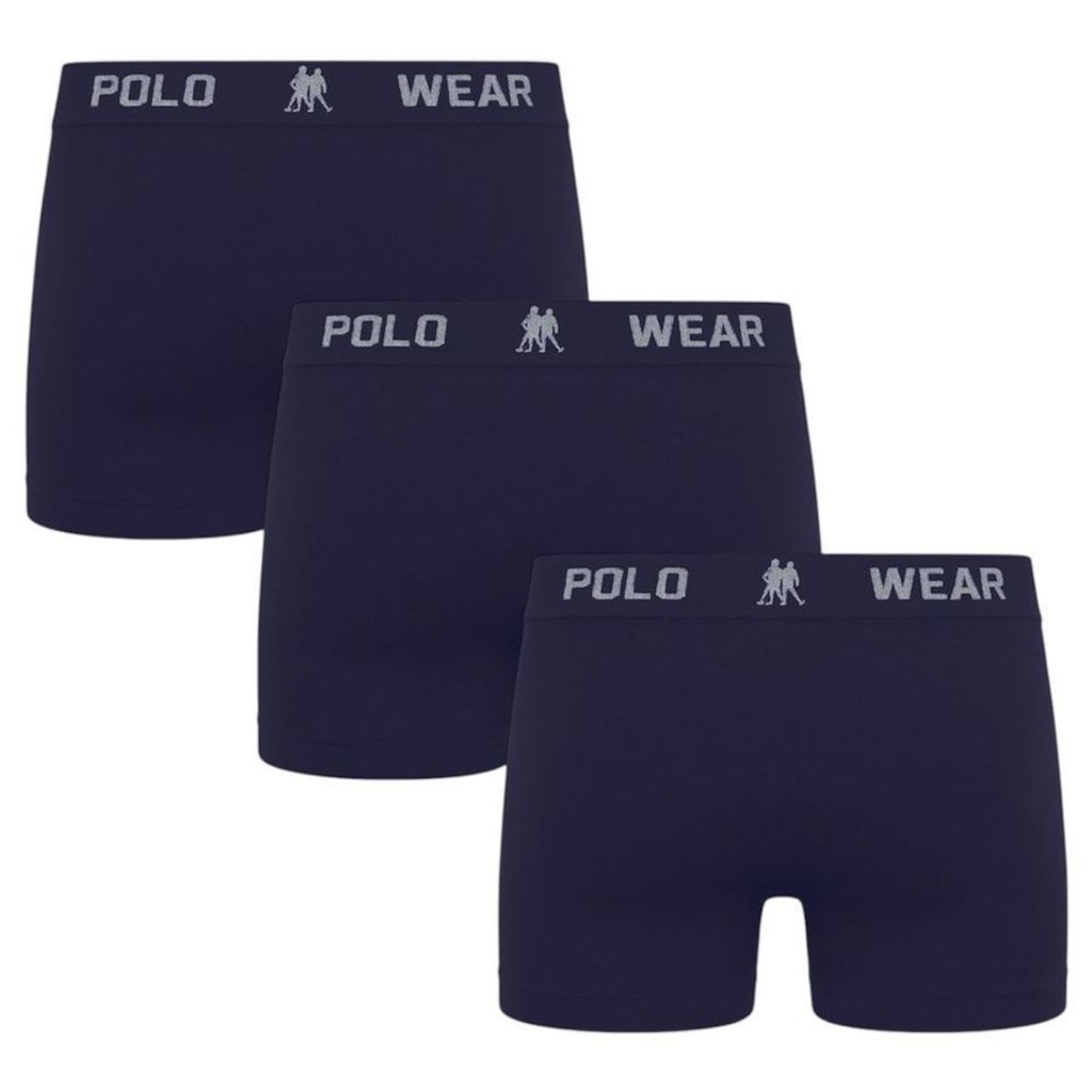Imagem 2 do produto Cueca Boxer Polo Wear - 3 Unidades - Masculina