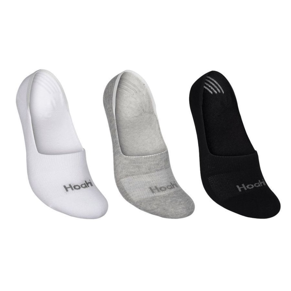 Kit Meia Sapatilha Unissex Hoahi - 3 Pares