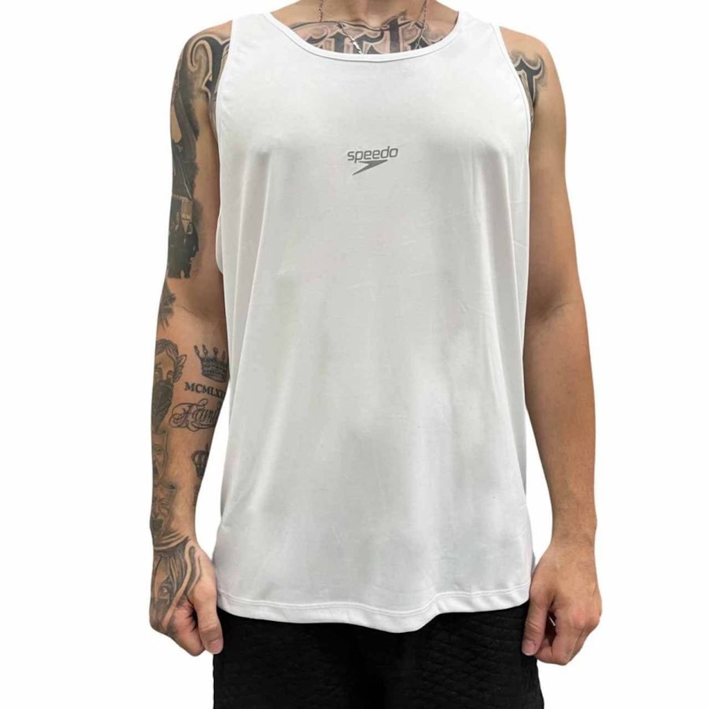 Camiseta Regata Masculina Speedo Basic Interlock