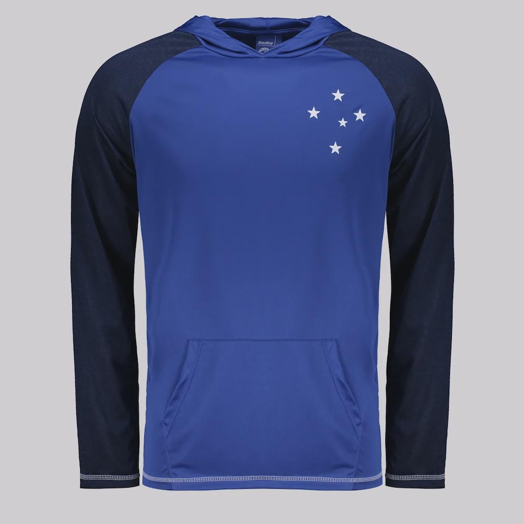 Camisa do Cruzeiro Manga Longa Laçado Masculina