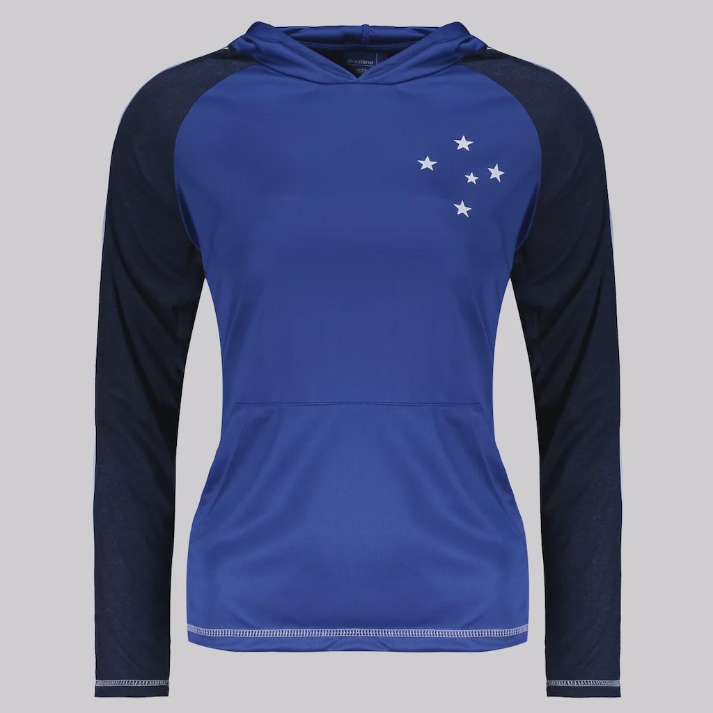 Camisa do Cruzeiro Manga Longa  Laçado Feminina