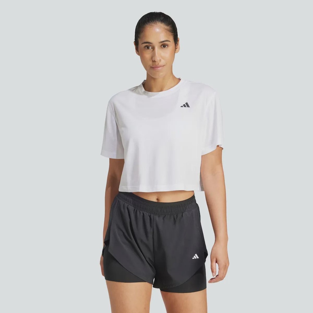 Camiseta Feminina adidas Boxy Essentials