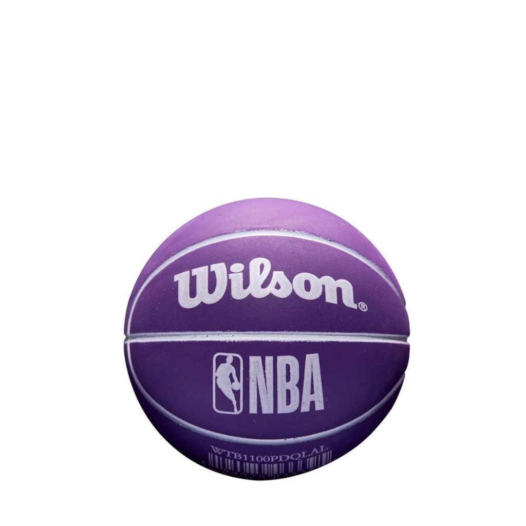 Imagem 2 do produto Mini Bola de Basquete Wilson NBA Drib LA Lakers