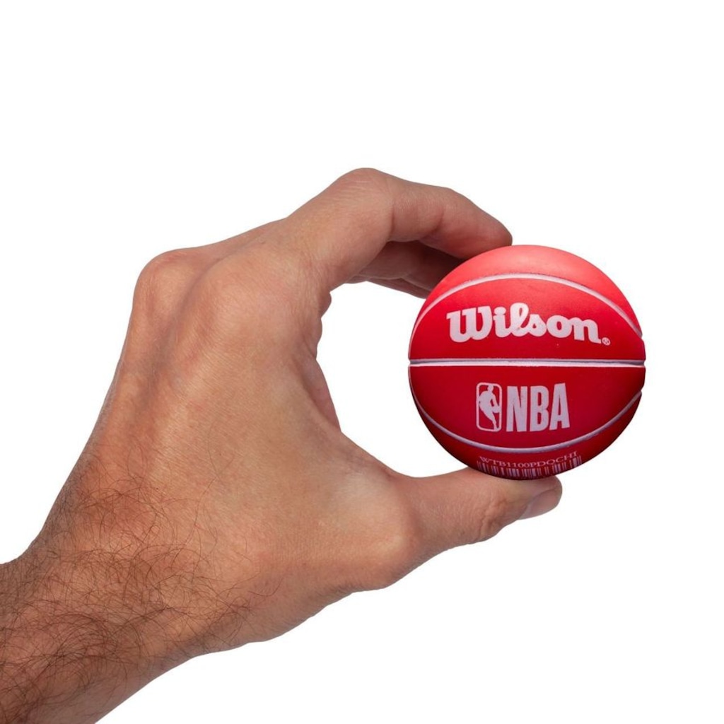 Imagem 4 do produto Mini Bola de Basquete Wilson NBA Dri Chic Bulls