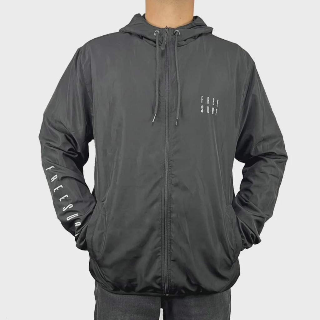 Jaqueta Corta Vento Masculina Freesurf Street Free