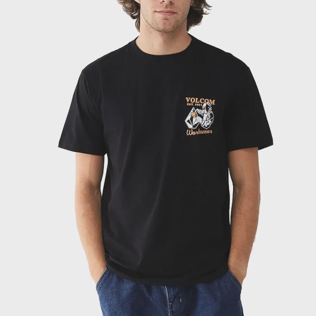 Camiseta Masculina Volcom Workwear Welder