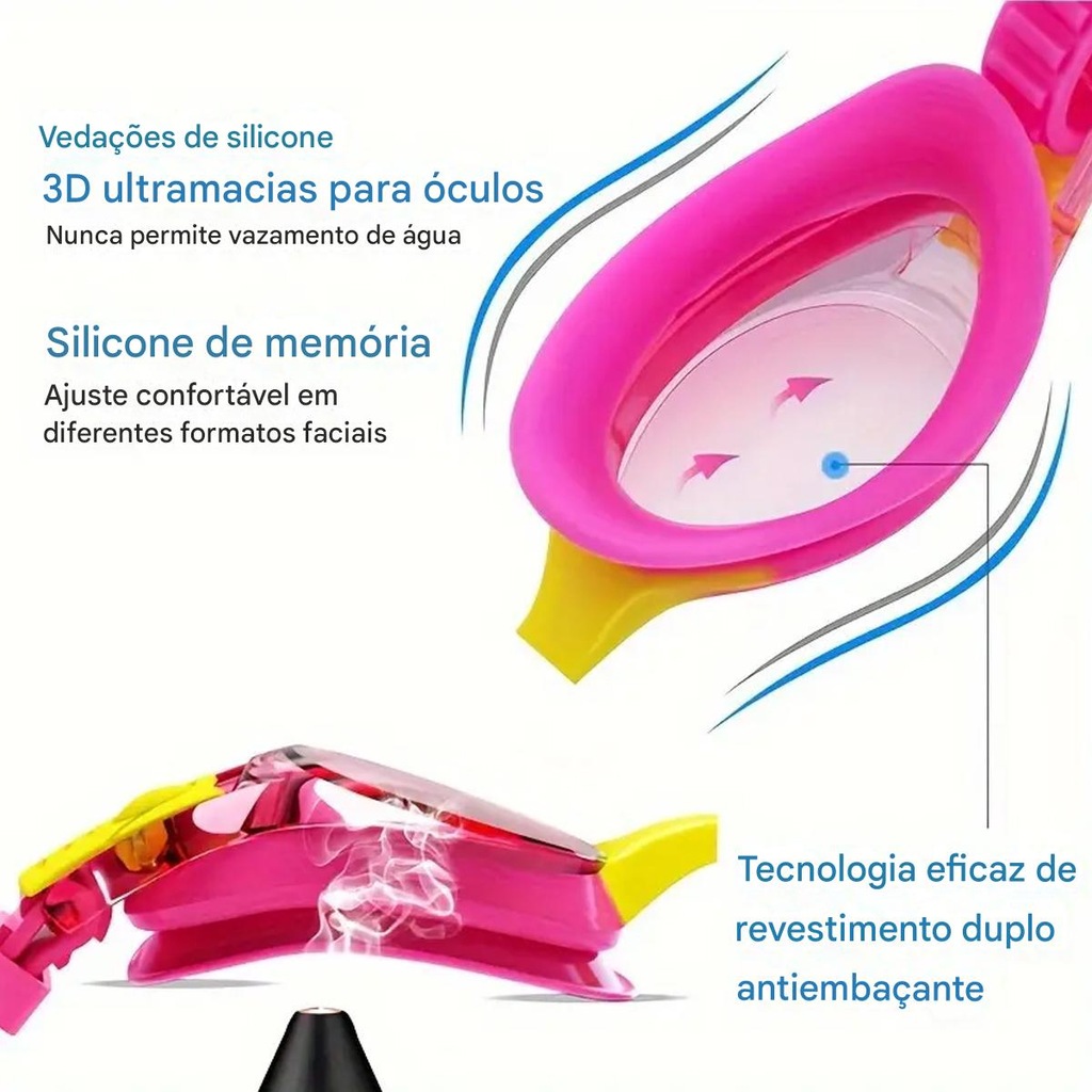 Imagem 3 do produto Óculos de Natação Gold Sports Kids Little Bubble - Adulto