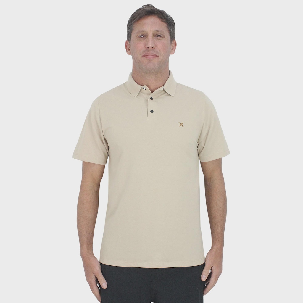 Camisa Polo Hurley Weekend Ocre Masculina