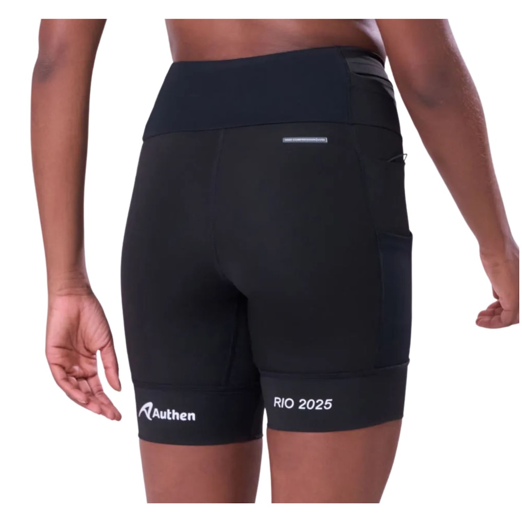 Imagem 5 do produto Bermuda Authen Grit Bossa 3 Bolsos 18cm Rio 2025 Feminina