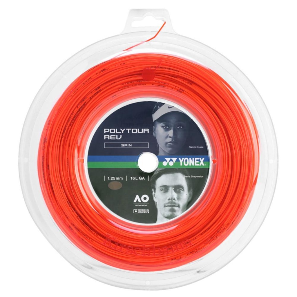 Corda Yonex Poly Tour REV 16L 1.25mm - Rolo com 200 Metros