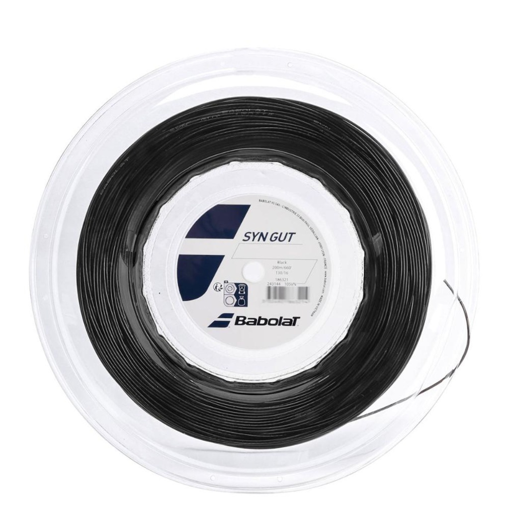Corda Babolat Syn Gut 16L 1.30mm Rolo com 200 Metros