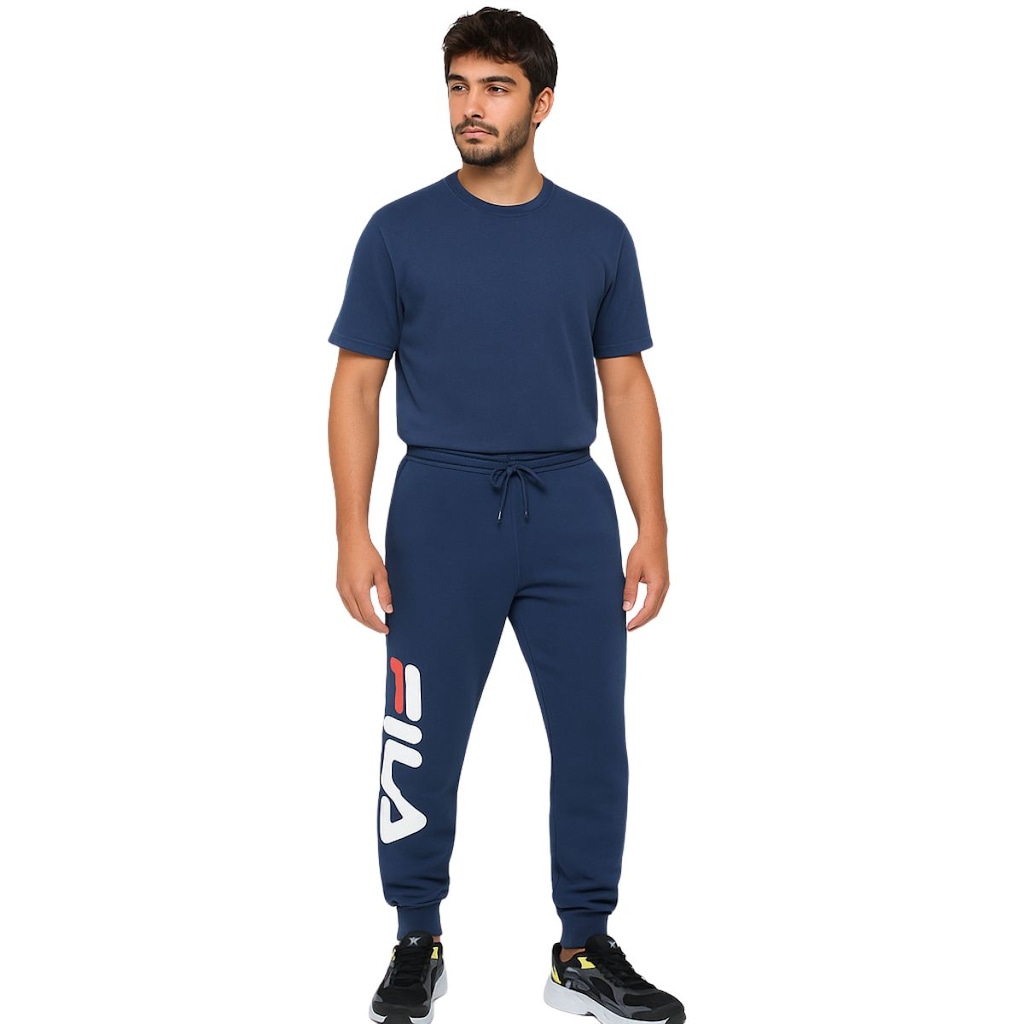 Calça Moletom Masculina Fila Bascia Letter