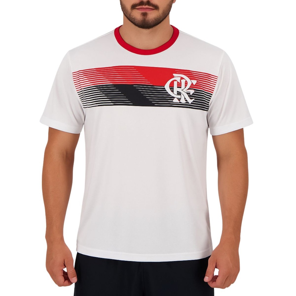 Imagem 3 do produto Camisa do Flamengo Braziline Talent Branco Masculina