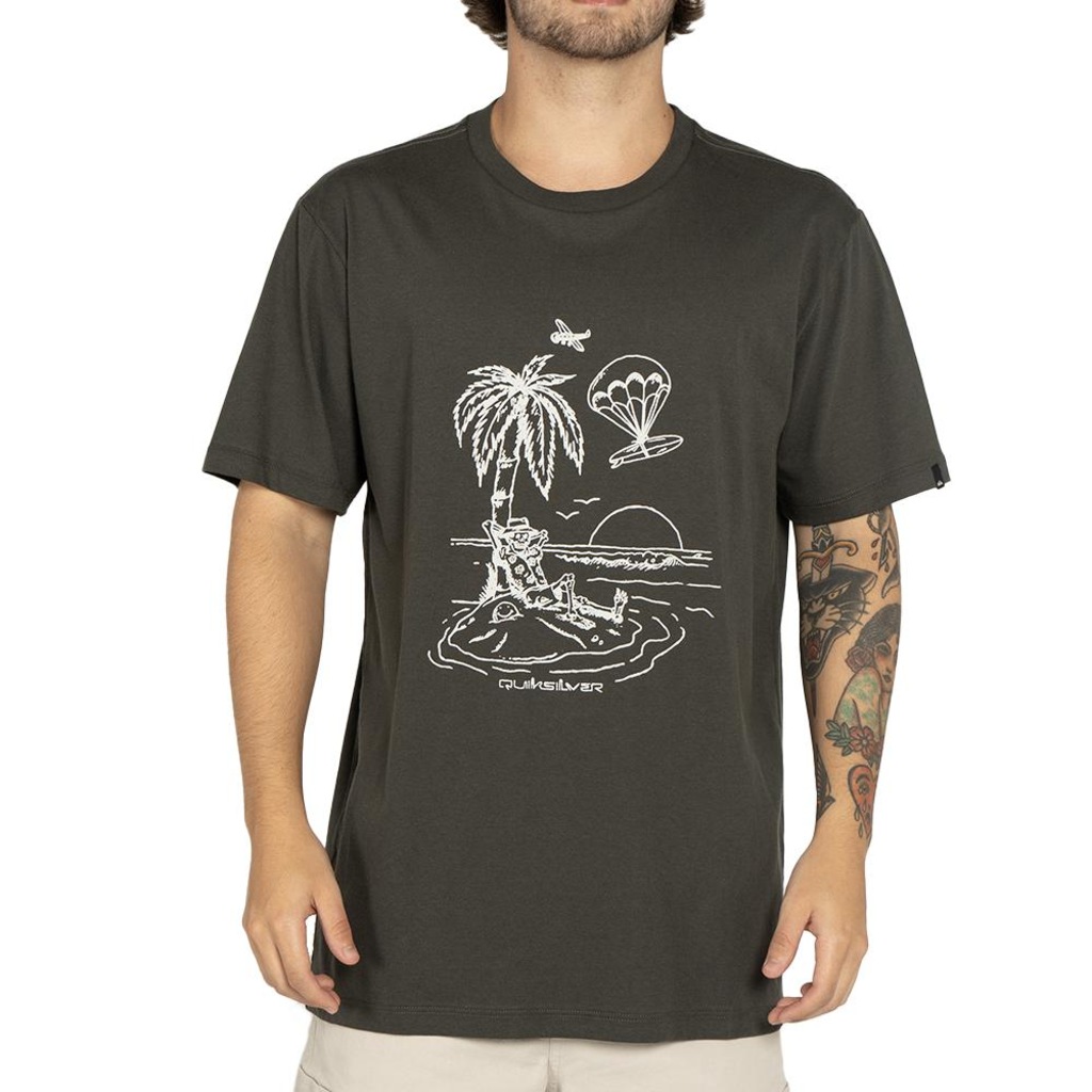 Camiseta Quiksilver Tuned Out WT25 Masculina