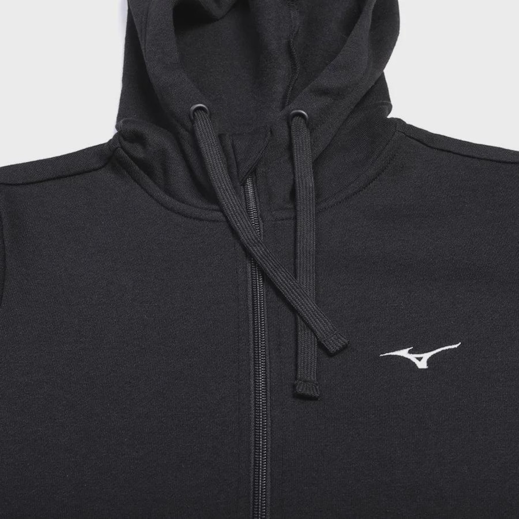 Imagem 3 do produto Blusão de Moletom Infantil Mizuno com Capuz Zipper