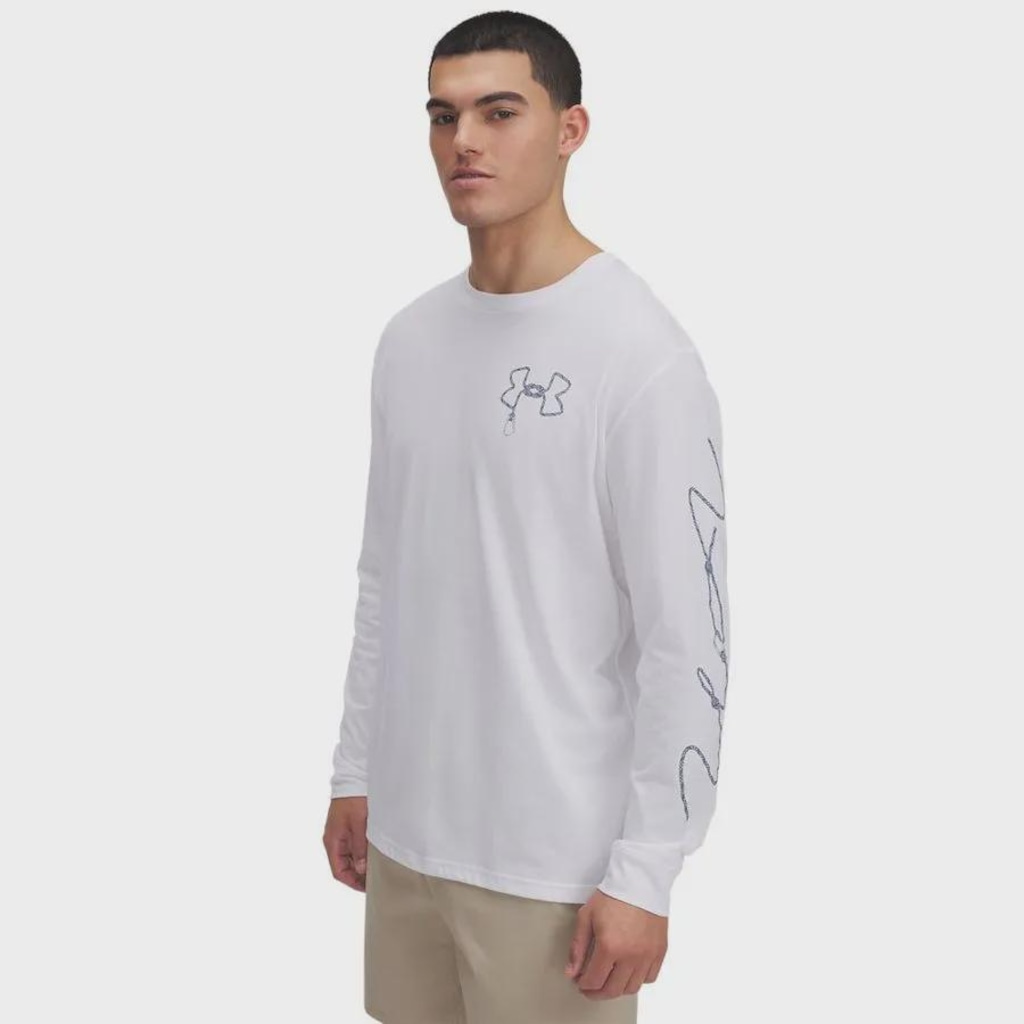 Camiseta Manga Longa Under Armour Outdoor Graphic Masculina