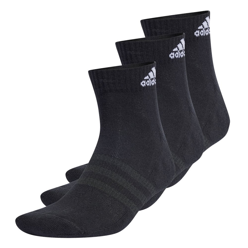 Meia Cano Médio Adidas 3 Pack Cush Ankle