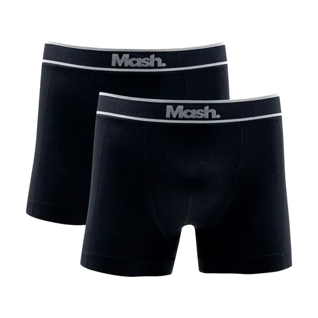 Kit 2 Cuecas Boxer Mash Microfibra Masculino
