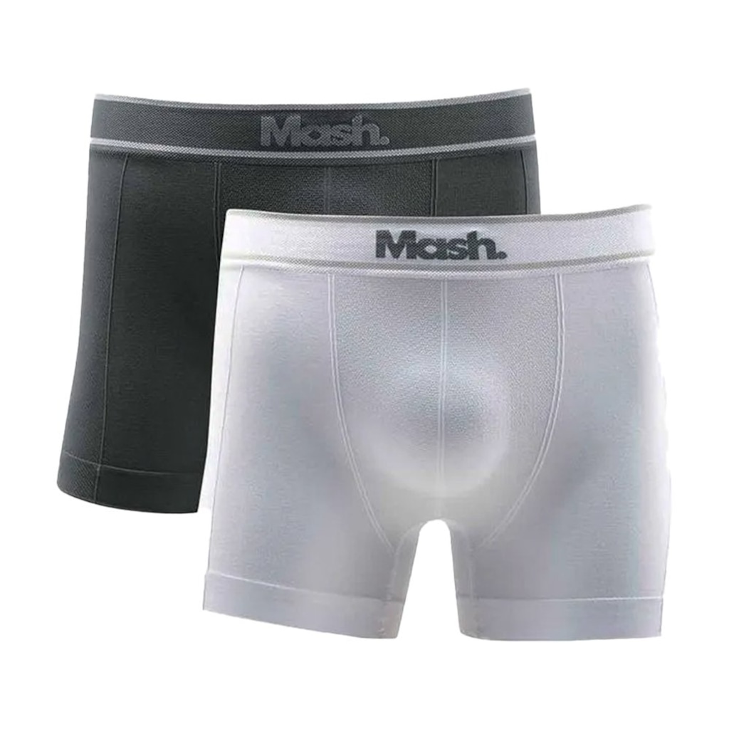 Kit 2 Cuecas Boxer Mash Microfibra Masculino