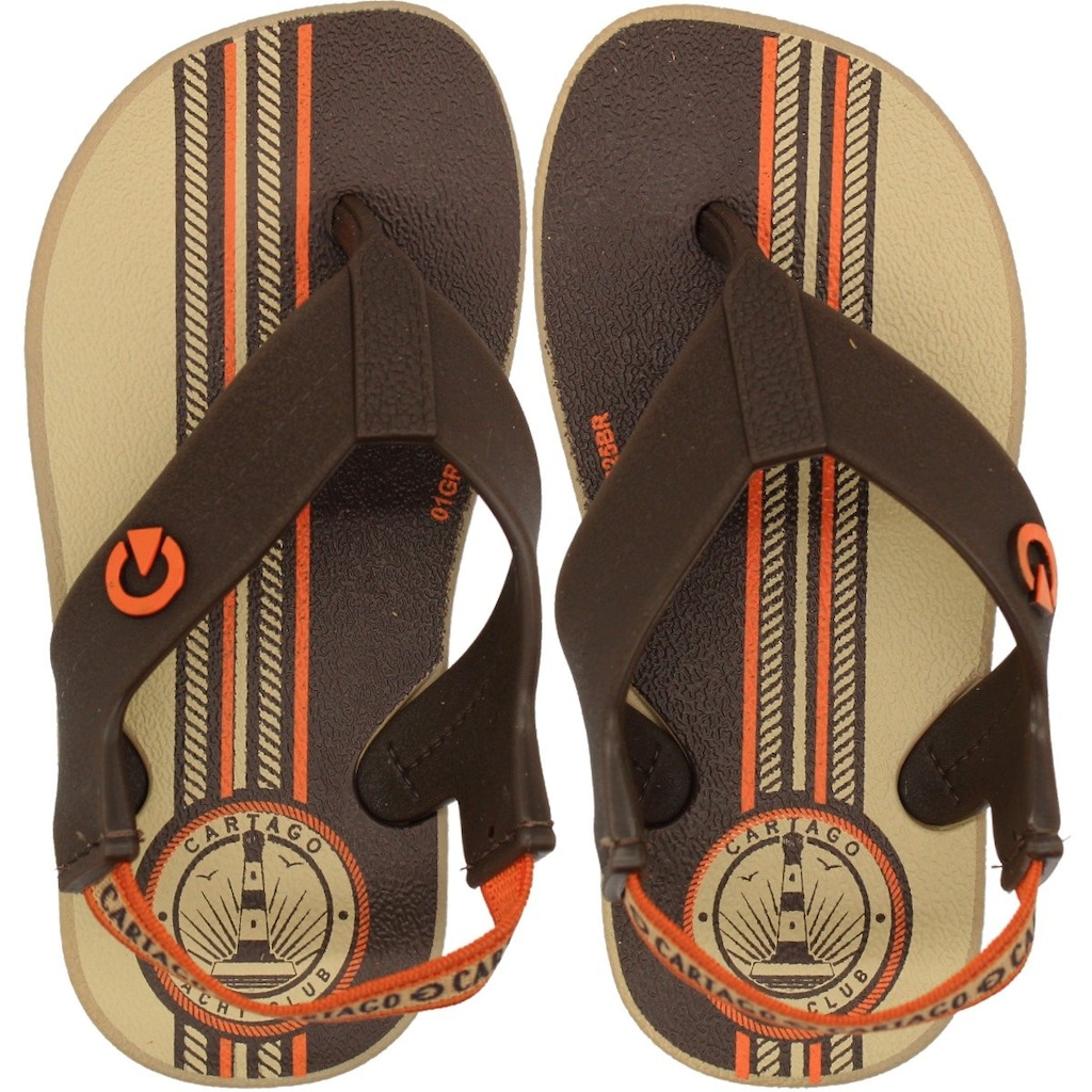 Chinelo de Dedo Infantil Cartago Atlanta Elástico