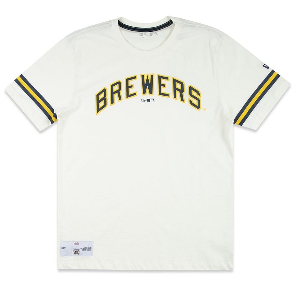 Camiseta Masculina New Era Milwaukee Brewers Fanpage