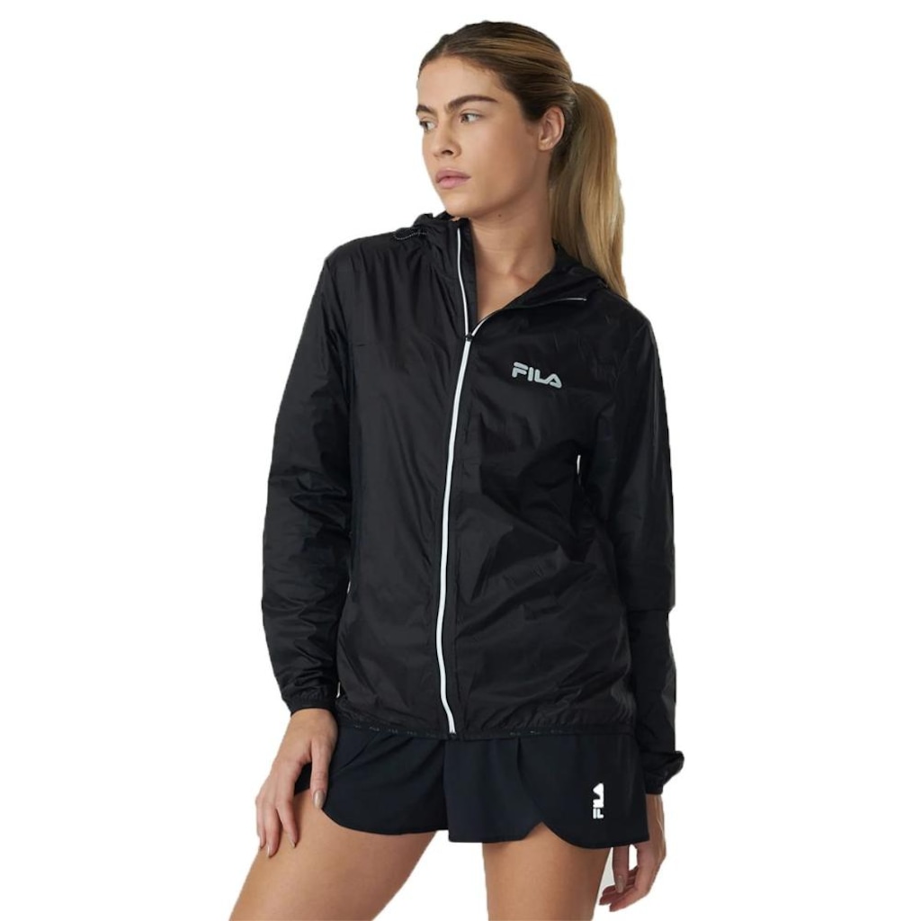 Jaqueta Feminina Fila com Capuz Racer Run