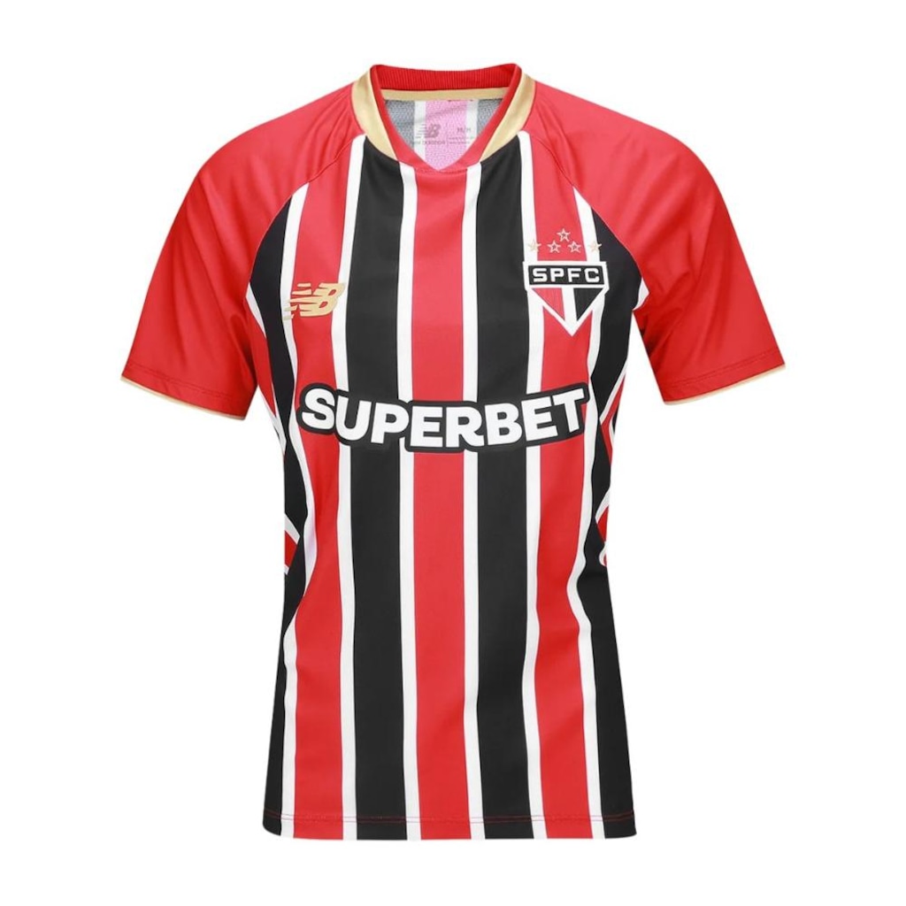 Camisa do São Paulo New Balance II 25/26 Torcedor Feminina