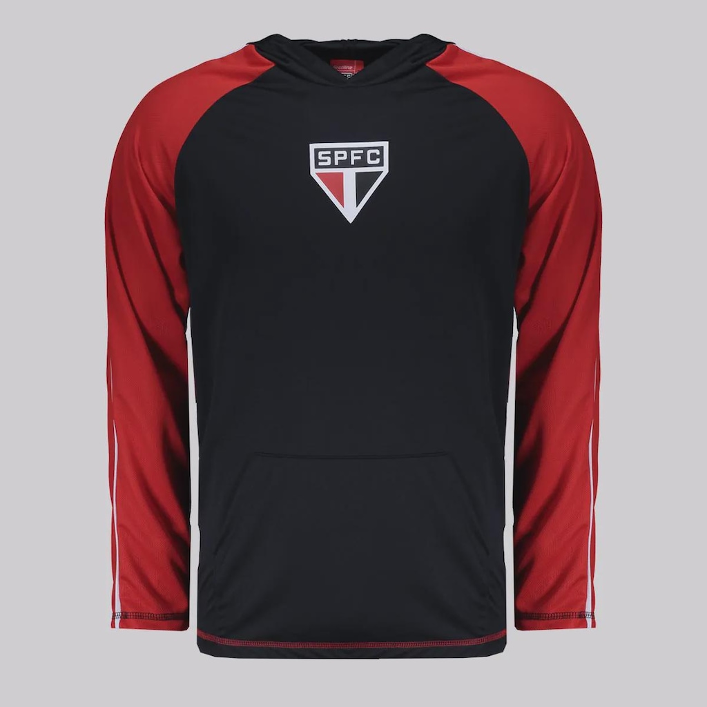 Camisa do São Paulo Manga Longa Laçado Masculina