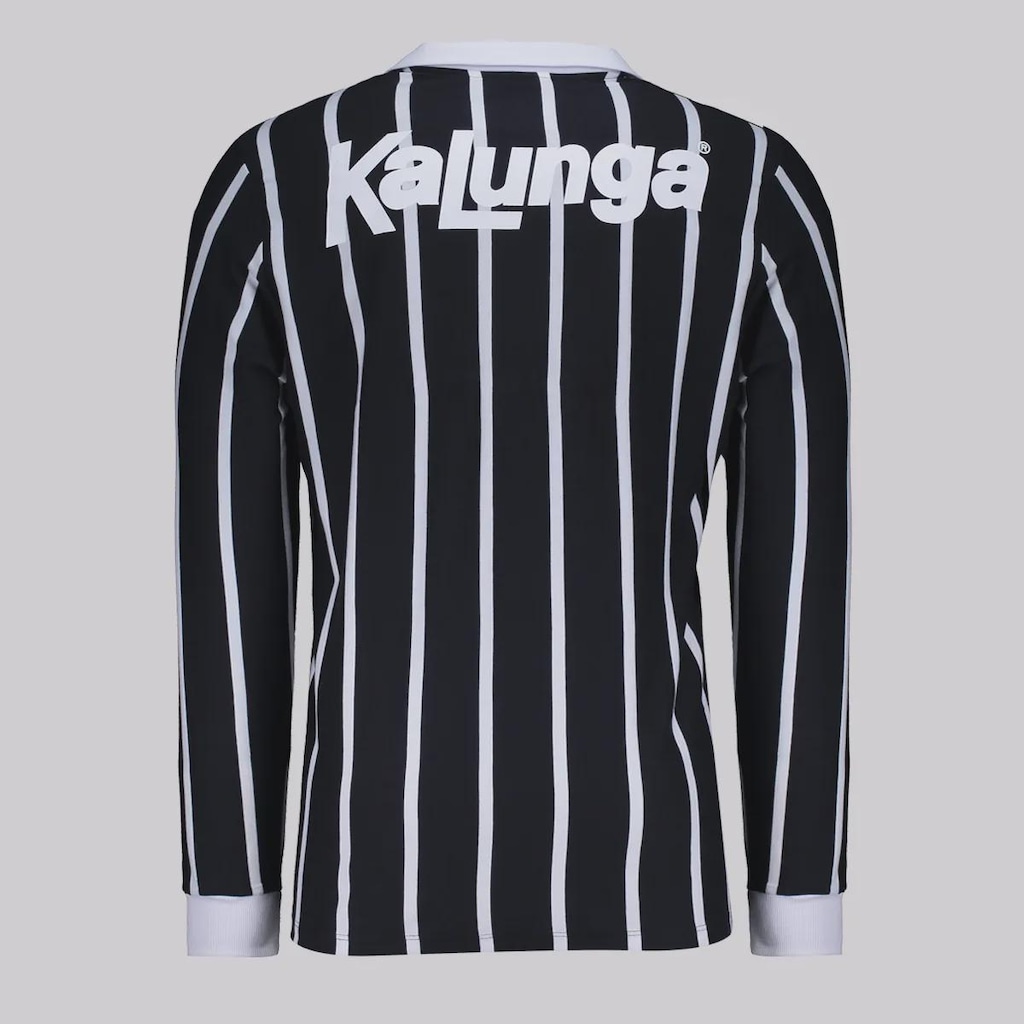 Imagem 2 do produto Camisa do Corinthians Manga Longa Retrô Kalunga Futfanatics Masculina