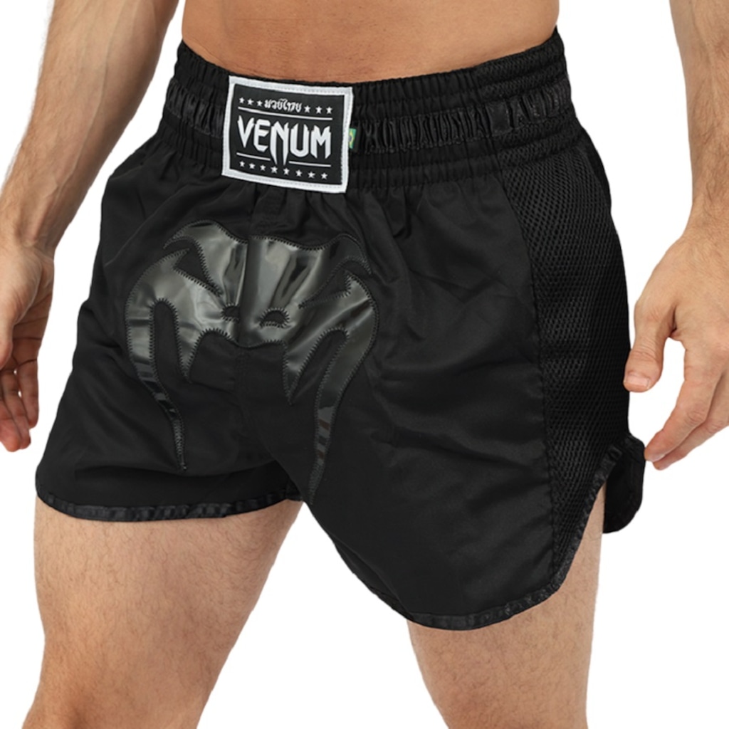 Short Muay Thai Venum Edição Elite Dark - Masculino