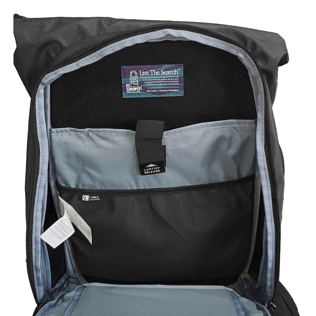 Imagem 5 do produto Mochila Unissex Rip Curl F-Light Surf Icons Black 40 Litros