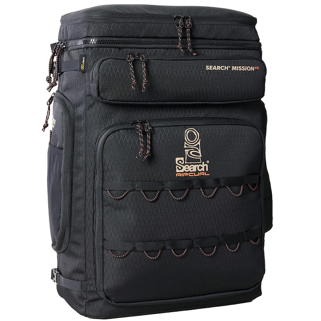 Mochila Unissex Rip Curl Search Mission Cordura Jet Black 45 Litros