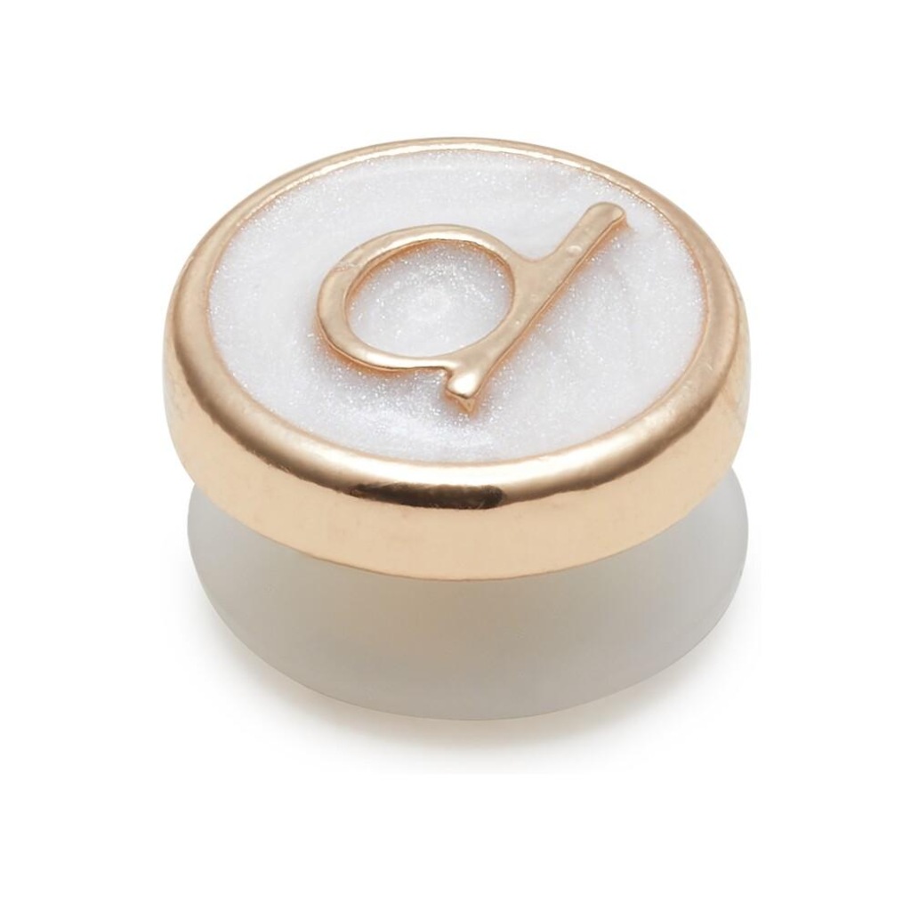 Jibbitz™ letra d pequena perolizada unico - Unissex