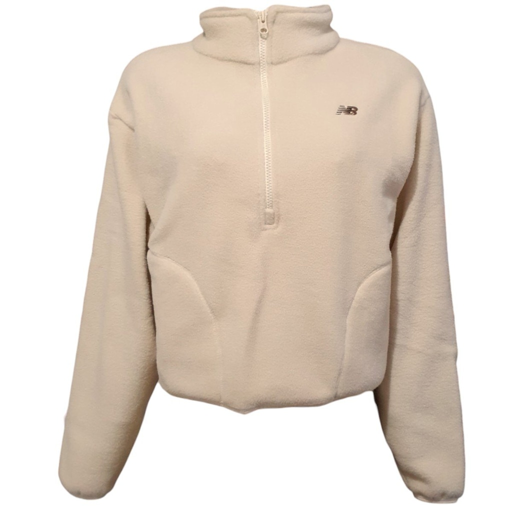 JAQUETA NEW BALANCE FLEECE 1/2 ZÍPER FEMININO | Centauro