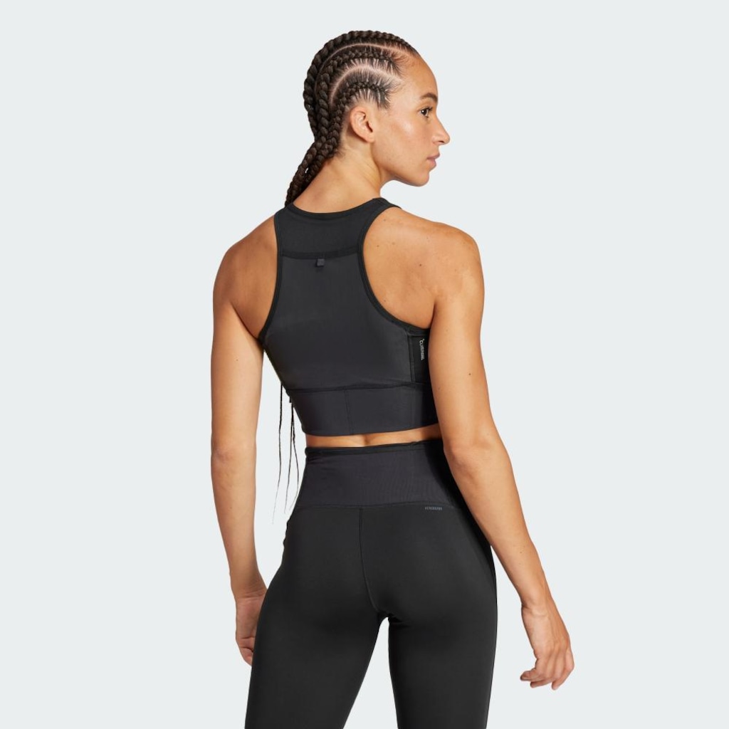 Imagem 3 do produto Top Feminino adidas Adizero com bolso para gel Crop