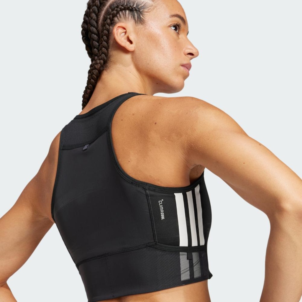 Imagem 5 do produto Top Feminino adidas Adizero com bolso para gel Crop