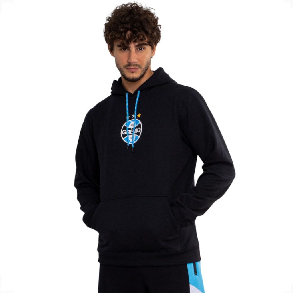 Blusão de Moletom Masculino Surf Center Grêmio Imortal Tricolor